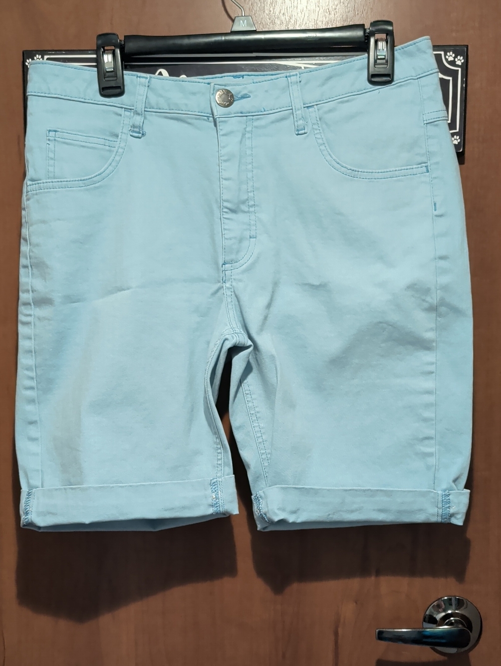 Riders by Lee Light Blue Jean Shorts